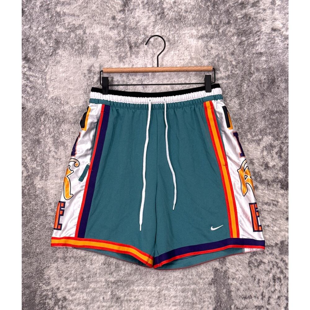 Nike DNA Basketball Shorts Medium Mens Retro Teal